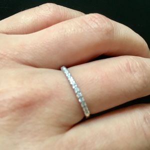 White gold ring